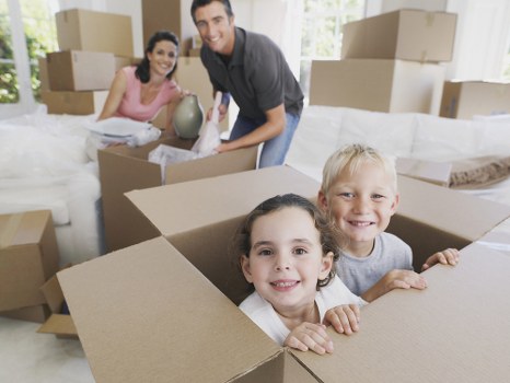 Local moving truck arrival for an Earls Court property relocation
