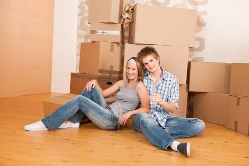Local movers handling a residential flat relocation near Earls Court