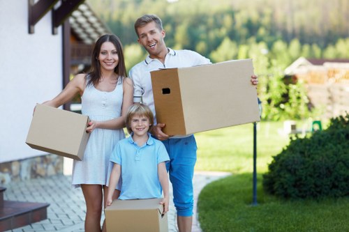 Safe transport of household items with an Earls Court moving van