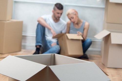 Local removal van service handling a residential move in Earls Court