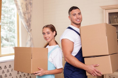 Customer booking a removal van service with written terms