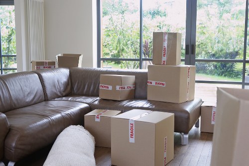 Organised household and business items prepared for secure storage